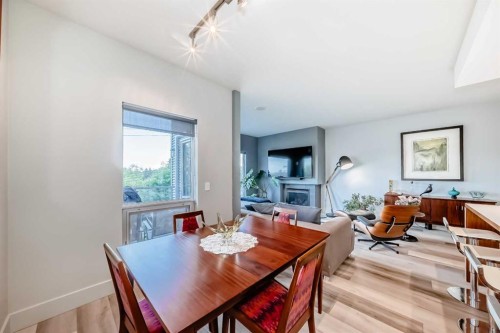 201-2124 17 Street, Calgary, AB - Indoor Photo Showing Dining Room
