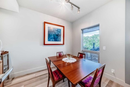 201-2124 17 Street, Calgary, AB - Indoor Photo Showing Dining Room