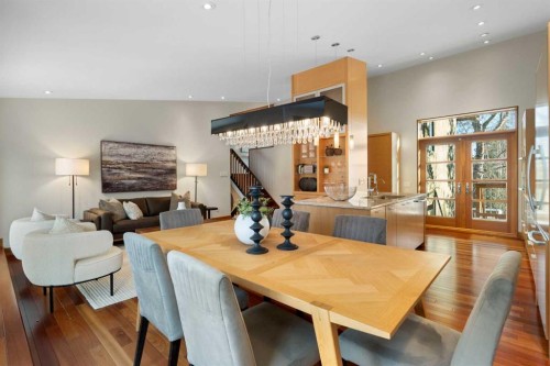 211 Coach Side Road Sw, Calgary, AB - Indoor Photo Showing Dining Room