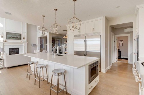 147 Legacy Mount Se, Calgary, AB - Indoor Photo Showing Kitchen With Upgraded Kitchen