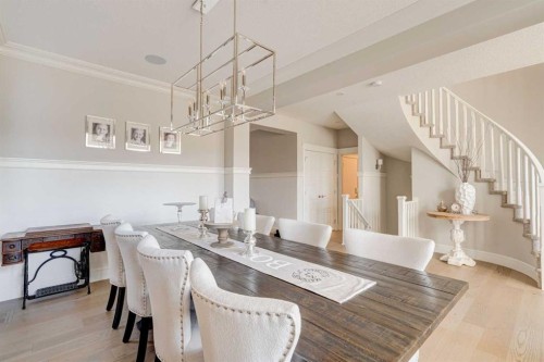147 Legacy Mount Se, Calgary, AB - Indoor Photo Showing Dining Room