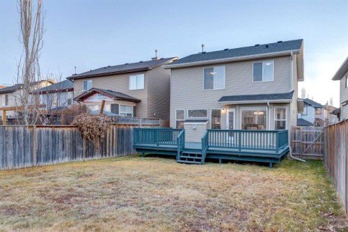 120 New Brighton Lane Se, Calgary, AB - Outdoor With Deck Patio Veranda With Exterior