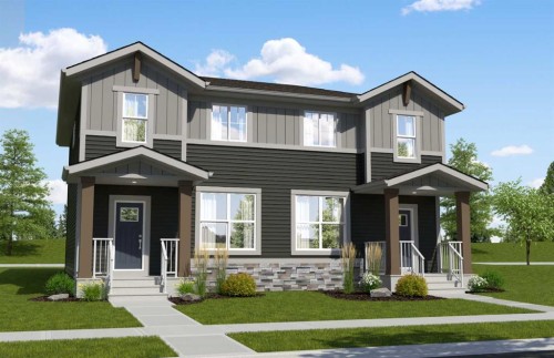 31 Appaloosa Way, Cochrane, AB - Outdoor With Facade