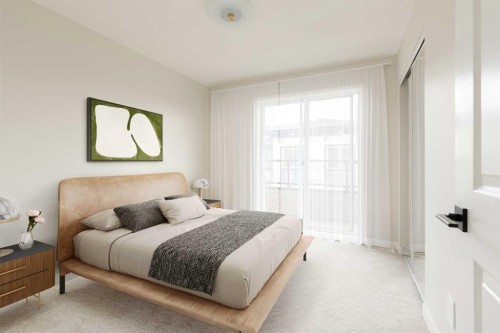 707-4270 Norford Avenue Nw, Calgary, AB - Indoor Photo Showing Bedroom