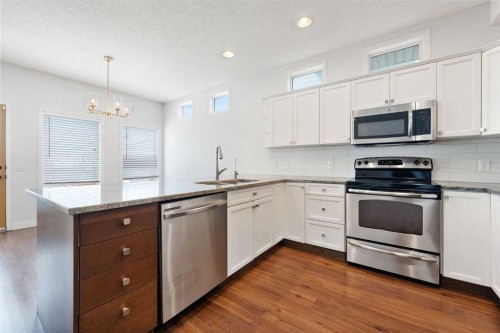 283 Prestwick Landing Se, Calgary, AB - Indoor Photo Showing Kitchen With Stainless Steel Kitchen