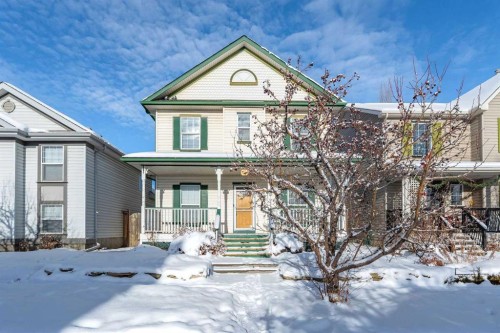 283 Prestwick Landing Se, Calgary, AB - Outdoor With Deck Patio Veranda With Facade