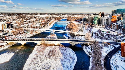 705-1088 6 Avenue Sw, Calgary, AB - Outdoor With View