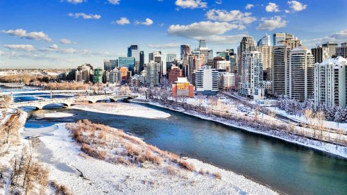 705-1088 6 Avenue Sw, Calgary, AB - Outdoor With View