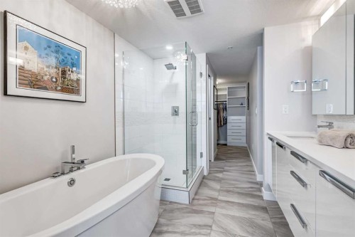 1604-1234 5 Avenue Nw, Calgary, AB - Indoor Photo Showing Bathroom