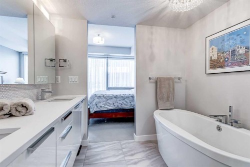 1604-1234 5 Avenue Nw, Calgary, AB - Indoor Photo Showing Bathroom