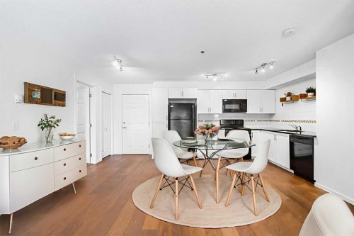 1211-279 Copperpond Common Se, Calgary, AB - Indoor Photo Showing Dining Room