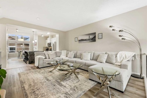 143 Masters Link Se, Calgary, AB - Indoor Photo Showing Living Room