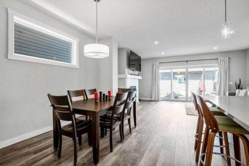 131 Seton Heath Se, Calgary, AB - Indoor Photo Showing Dining Room