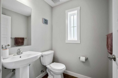 131 Seton Heath Se, Calgary, AB - Indoor Photo Showing Bathroom