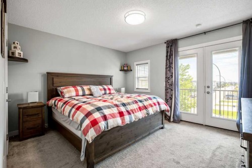 131 Seton Heath Se, Calgary, AB - Indoor Photo Showing Bedroom