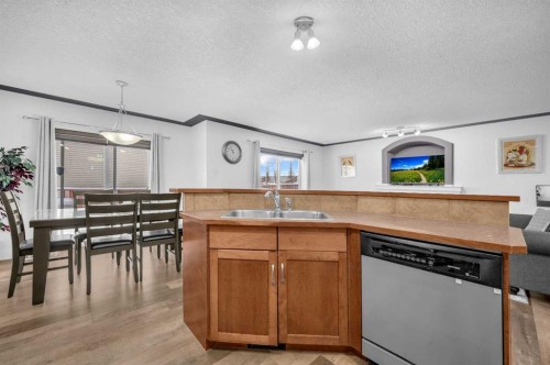 105 Covemeadow Bay Ne, Calgary, AB - Indoor Photo Showing Kitchen With Double Sink