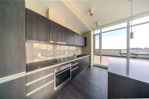 702-1188 3 Street Se, Calgary, AB - Indoor Photo Showing Kitchen With Upgraded Kitchen