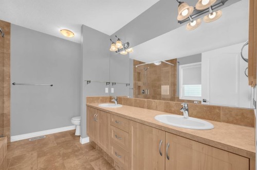 402 Hillcrest Circle Sw, Airdrie, AB - Indoor Photo Showing Bathroom