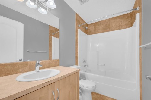 402 Hillcrest Circle Sw, Airdrie, AB - Indoor Photo Showing Bathroom