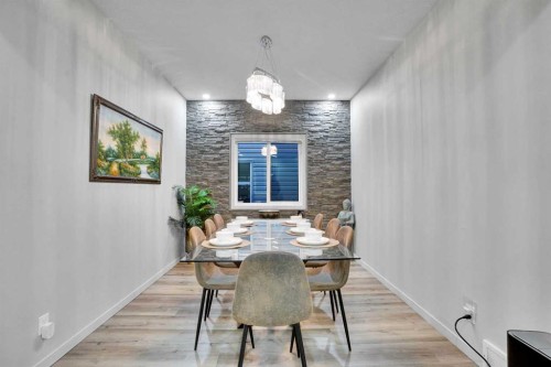 119 Panton Landing Nw, Calgary, AB - Indoor Photo Showing Dining Room
