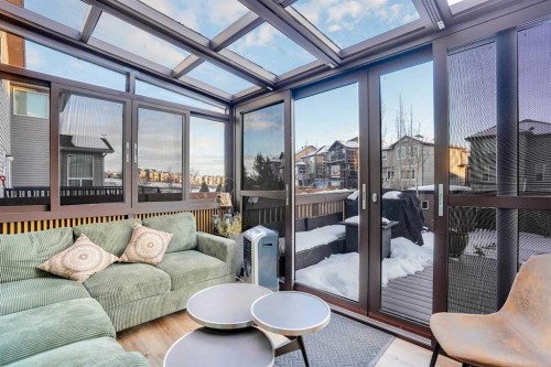 119 Panton Landing Nw, Calgary, AB - Indoor Photo Showing Living Room
