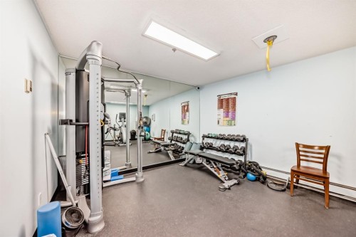 202-540 18 Avenue Sw, Calgary, AB - Indoor Photo Showing Gym Room