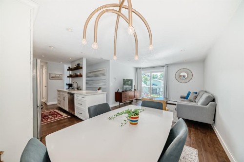202-540 18 Avenue Sw, Calgary, AB - Indoor Photo Showing Dining Room