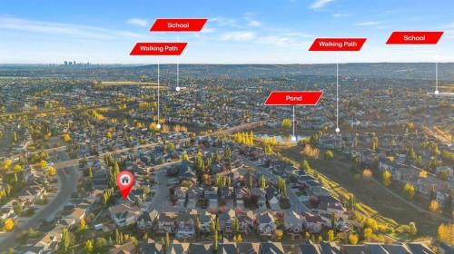 135 Panatella Close Nw, Calgary, AB - Outdoor With View