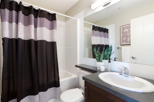 2203-604 East Lake Boulevard Ne, Airdrie, AB - Indoor Photo Showing Bathroom
