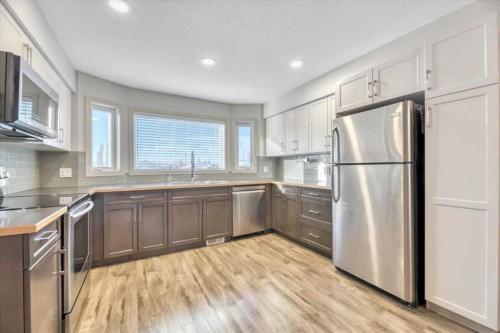 124 Strathcona Circle, Strathmore, AB - Indoor Photo Showing Kitchen With Stainless Steel Kitchen With Upgraded Kitchen