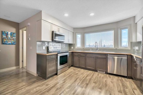 124 Strathcona Circle, Strathmore, AB - Indoor Photo Showing Kitchen With Stainless Steel Kitchen