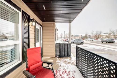 200-8 Bayside Place, Strathmore, AB - Outdoor With Deck Patio Veranda With Exterior