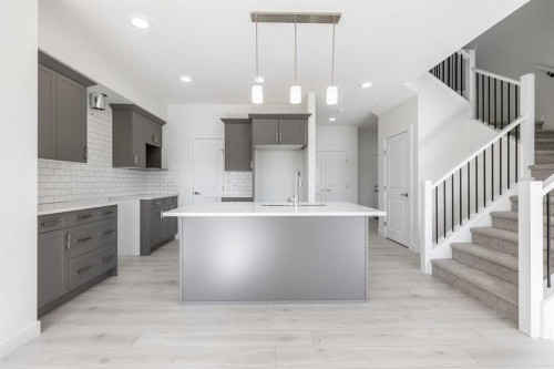 89 Sora Gardens Se, Calgary, AB - Indoor Photo Showing Kitchen With Upgraded Kitchen