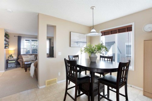 444 Morningside Way Sw, Airdrie, AB - Indoor Photo Showing Dining Room