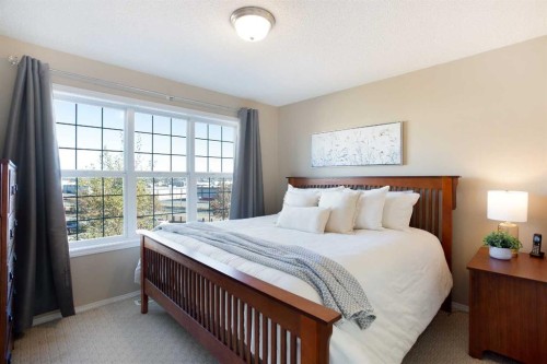 444 Morningside Way Sw, Airdrie, AB - Indoor Photo Showing Bedroom