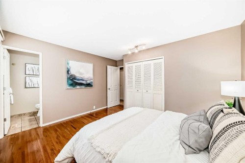 131 Bracewood Road Sw, Calgary, AB - Indoor Photo Showing Bedroom