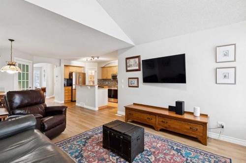 45 Prestwick Rise Se, Calgary, AB - Indoor Photo Showing Living Room