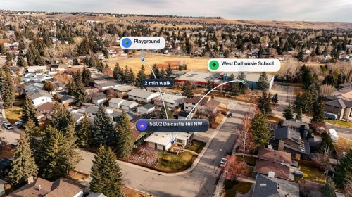 5602 Dalcastle Hill Nw, Calgary, AB - Outdoor With View