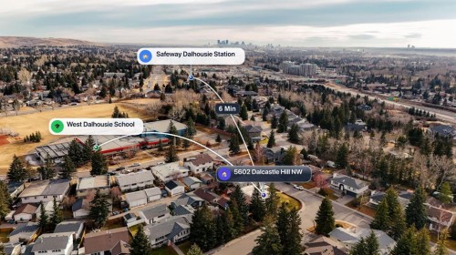 5602 Dalcastle Hill Nw, Calgary, AB - Outdoor With View