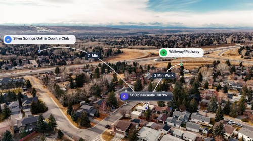 5602 Dalcastle Hill Nw, Calgary, AB - Outdoor With View