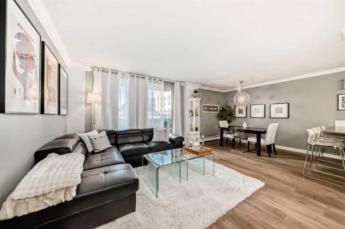 205-1213 13 Avenue Sw, Calgary, AB - Indoor Photo Showing Living Room