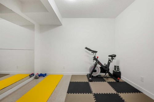 271 West Grove Point Sw, Calgary, AB - Indoor Photo Showing Gym Room