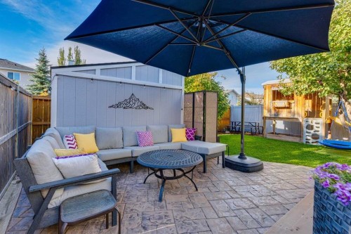 33 River Rock Crescent Se, Calgary, AB - Outdoor With Deck Patio Veranda With Exterior