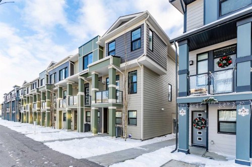 4135 Seton Drive Se, Calgary, AB - Outdoor With Balcony With Facade
