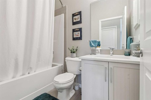 115-10 Mahogany Mews Se, Calgary, AB - Indoor Photo Showing Bathroom