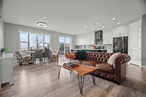 66 Howse Common Ne, Calgary, AB - Indoor Photo Showing Living Room