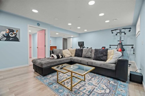 66 Howse Common Ne, Calgary, AB - Indoor Photo Showing Living Room