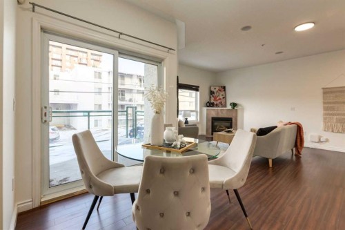 1106-1514 11 Street Sw, Calgary, AB - Indoor Photo Showing Dining Room