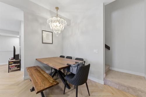 208-562 Seton Circle Se, Calgary, AB - Indoor Photo Showing Dining Room