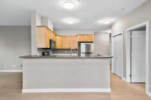 115-1414 17 Street Se, Calgary, AB - Indoor Photo Showing Kitchen